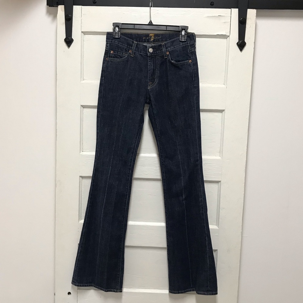 7 For All ManKind Dark Wash Bootcut Jeans size 26